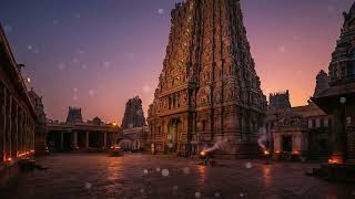 Meenakshi Temple Evening Meditation Rhythm 🕉️ | Peaceful Aarti Sounds for Deep Relaxation & Healing