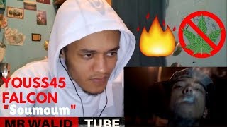 YOUSS45 - Soumoum .Ft FALCON [Clip Officiel] / REACTION VIDEO