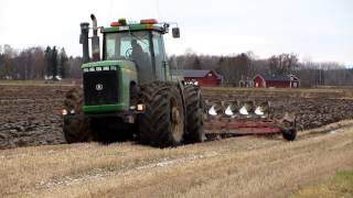 JOHN DEERE 9400 höstplöjer, Sliri...