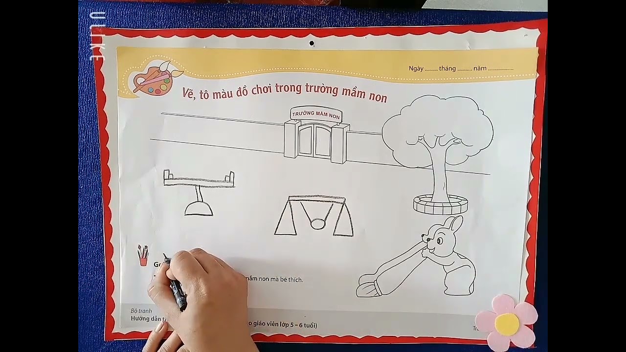 Trường học vẽ đơn giản cho trẻ em  cách vẽ trường học và các trang tô màu  cho trẻ em  YouTube