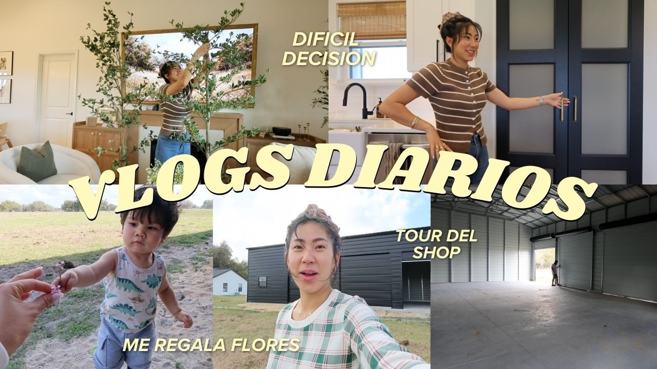 Ahora Si, Puerta Terminada + Tour Del Garaje + Mi Hijo Me Regala Flores + Decision Dificil