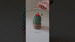 Cute & Clever DIY Cactus Pin Holder🌵✨Turn Your Accessories Basket into a Fun Crochet Craft #gift