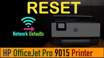 HP OfficeJet Pro 9015 Reset Network Default Setting !