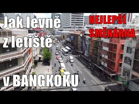 Video: Doprava z letiska v Bangkoku