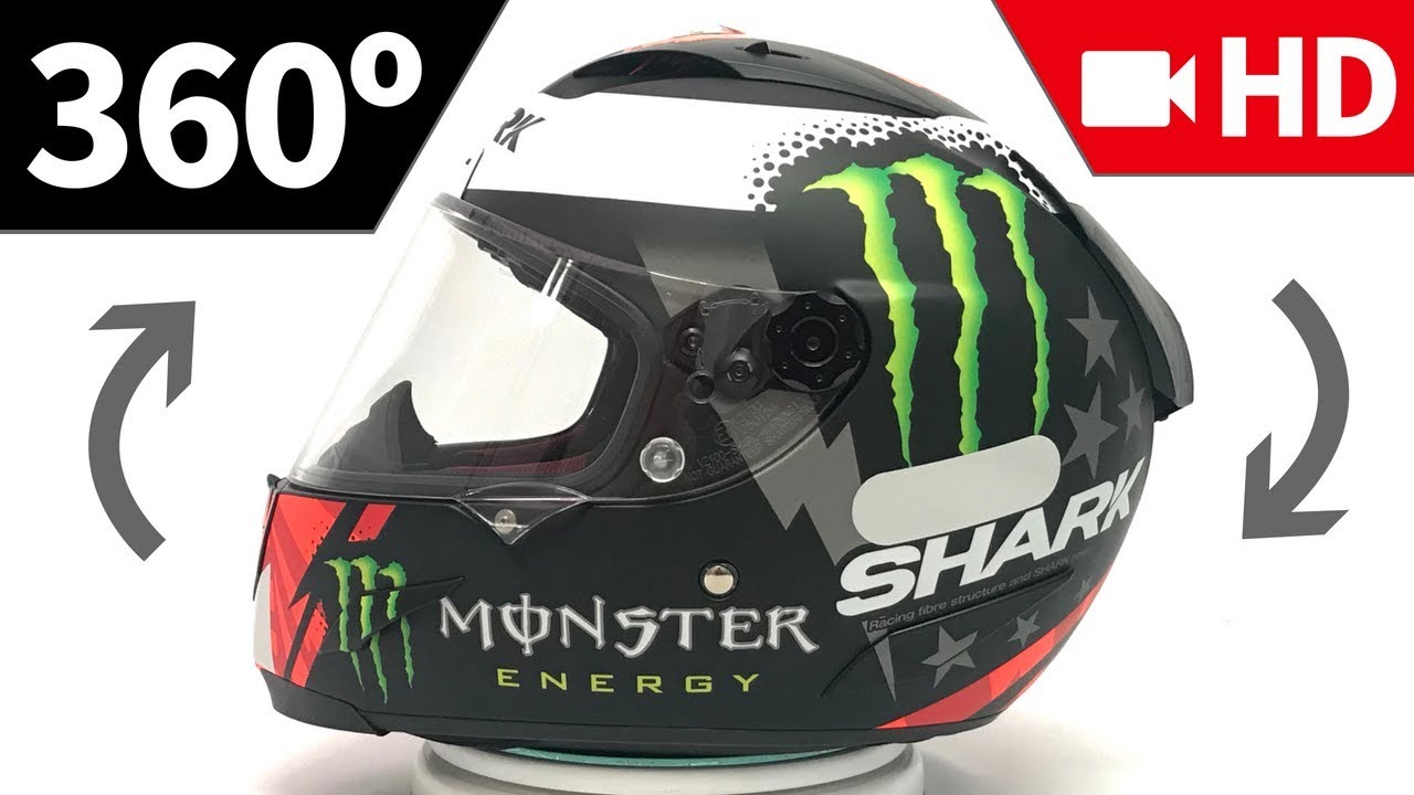 Capacete Shark Race-R Pro Jorge Lorenzo KRW Fosco em 360º HD