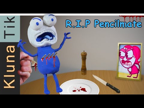 Kluna Tik eating Pencilmate with Tom cat for dinner. ASMR sounds no talking