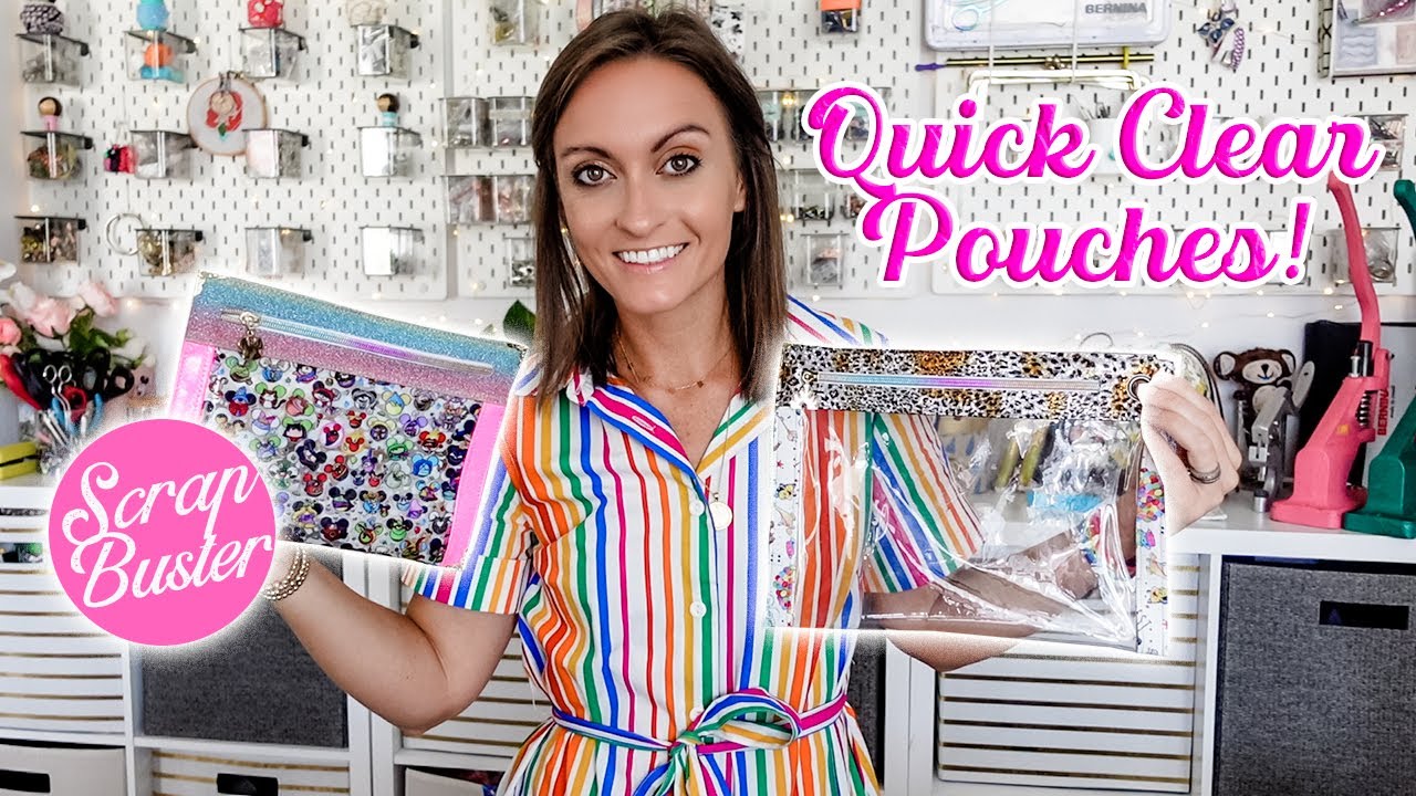 7 Creative DIY Pouches And Bags Of Clear Vinyl - Shelterness