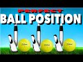 THE PERFECT BALL POSITION FOR EVERY GOLF CLUB - Simple golf tips