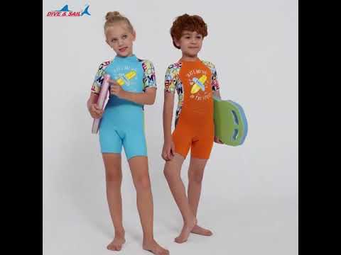 Banggood - DIVE&SAIL 2.5MM One-Piece Swimsuit Thickened Sun Protection Children's Diving Suit