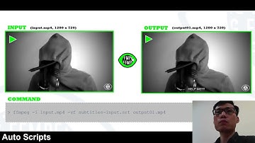 FFmpeg Tutorial - How to add subtitles to a video   Burn in subtitle video effect #ffmpeg