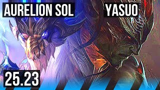 Aurelion Sol Vs Yasuo Mid Legendary, 17314, 800 Games Euw Master 25.23