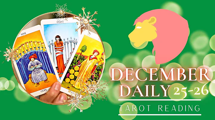 Leo  You Need To Have This Talk With Your Person  Dec 25-26 Daily Tarot Reading