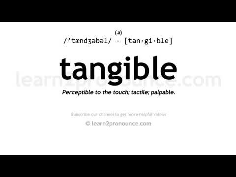 Pronunciation of Tangible | Definition of Tangible