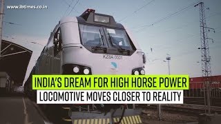 Video thumbnail of "India gets its first high horse power locomotive from France"