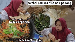 Sambal Gambas Mix Nasi padang ‼️pedas ugal-ugalan hoah