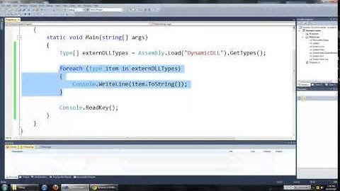 C# dynamic and loading DLLs at runtime   YouTube