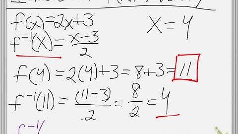 Inverse of Quadratic and Cubic Functions & Verify that they are Inverses