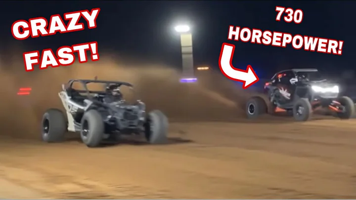 Racing Some of the FASTEST UTVs in the COUNTRY! Can Am X3 vs Polaris RZR Pro R