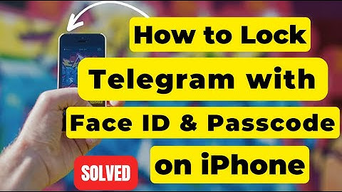 How to lock telegram with Face ID & passcode in iPhone