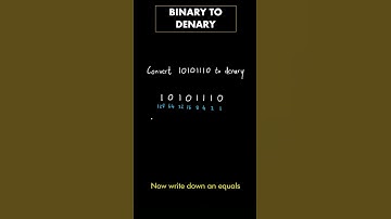 Binary to decimal in less than a minute