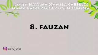 LAGU HAVANA VERSI NAMA ORANG