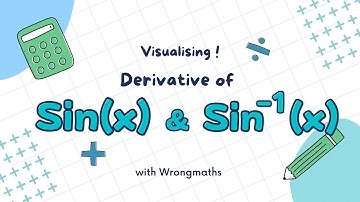 Derivative of sin x and sine inverse x | #jee #neet #maths #visualization #education #trending