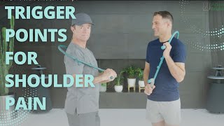 Trigger Points for Shoulder Pain | Using a Theracane | w/ Tim Sawyer PT