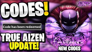 🔥*NEW* All Working TRUE AIZEN UPDATE CODES FOR AOPG! ROBLOX A ONE PIECE GAME CODES