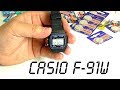 Casio F-91W – литиевая батарейка в электронных часах