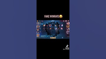 Fake win rate tiktok