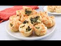Easypuffpastryrecipe  spinach and cheese puff pastry