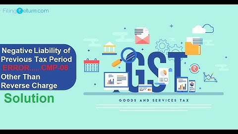 Error in CMP-08 Negative Liability of Previous Tax Period | Other Than Reverse Charge | Hindi