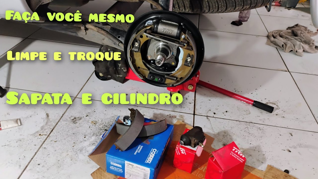 Revisão no freio traseiro do Ford Ka, fiesta, courrier, Ecosport, vejam o passo a passo faça em casa