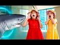 Five Kids Scary Flying Shark Halloween + more Children's Songs and Videos