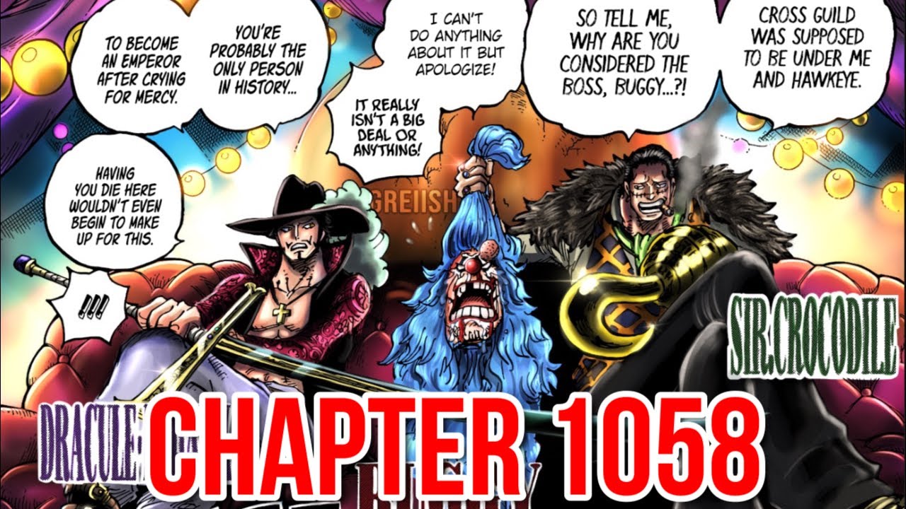 How Buggy became an Emperor  One Piece Chapter 1058 