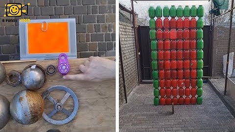 Try Not To Say WOW Challenge! Bottle vs TV Breaking ASMR | Satisfying Video #asmr #satisfying