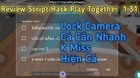 Review Script Hack Play Together Bản 1.31 Lock Camera, K Miss, Hiện Cá, Cá Cắn Nhanh