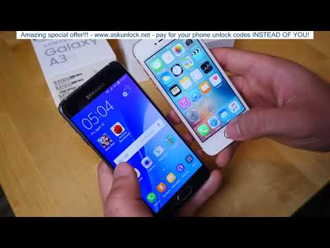 Apple iPhone SE vs. Samsung Galaxy A3 2016 Comparison [4K UHD]