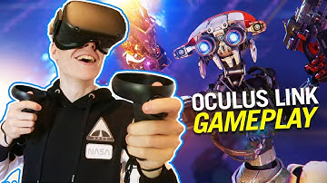 How good is Oculus Link? | Hands-on First Impressions (Oculus Quest VR Gameplay)