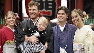 アメリカ人家族が浅草で初めての着物＆人力車！感動が止まらない日本文化体験