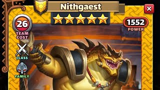 NITHGAEST the lizard man cometh! Has the mighty Beowulf met his Match!π₯ Empires & Puzzles