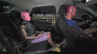 Study: Some midsize cars struggle in rear-seat safety test