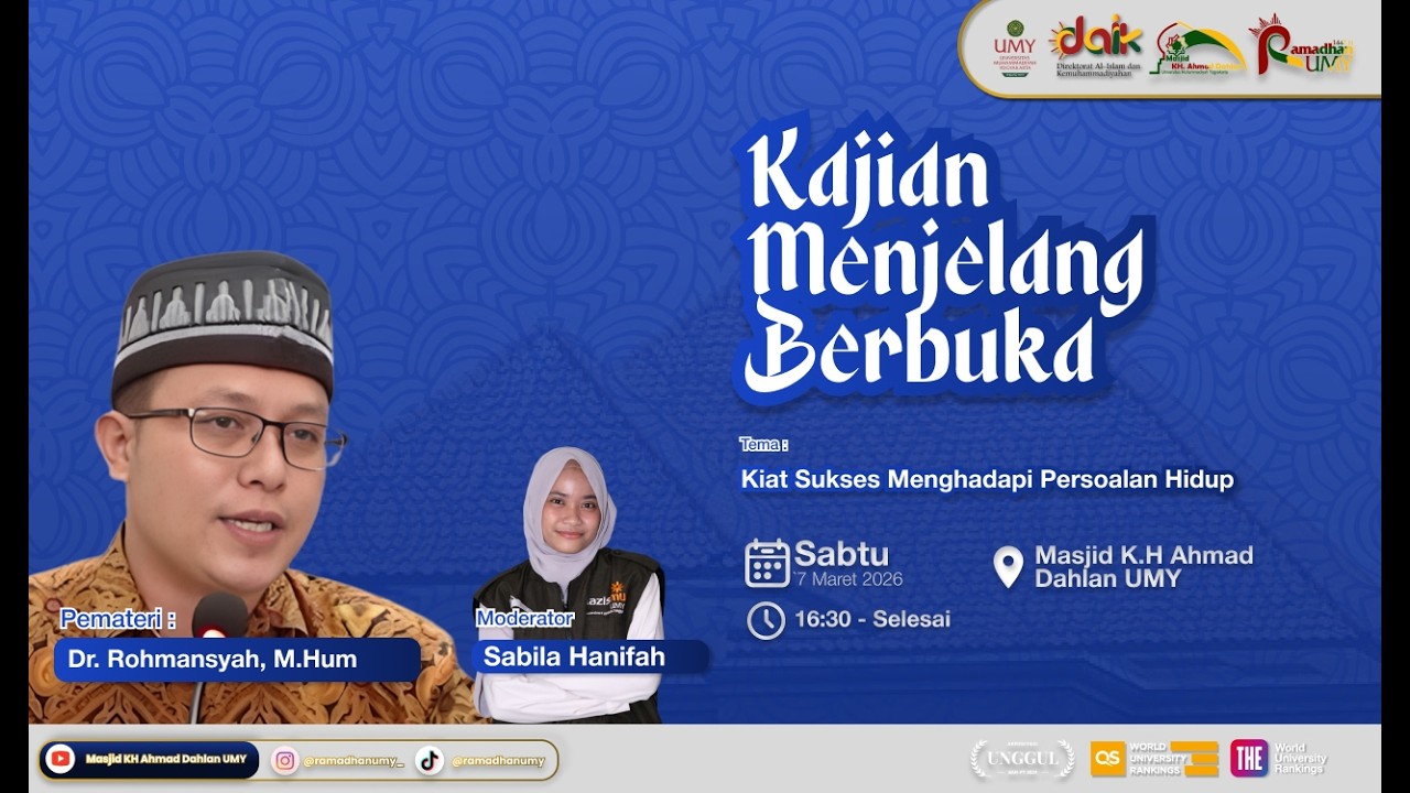 Kajian Menjelang Berbuka | Dr. Rohmansyah, S.Th.I., M.Hum.