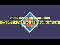 CS607 Artificial Intelligence QUIZ-2 9-6-2023 with STUDY GURUZ MEGA FILE for 80-100% Marks