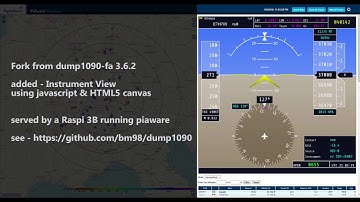 dump1090-fa with added Instrument Panel