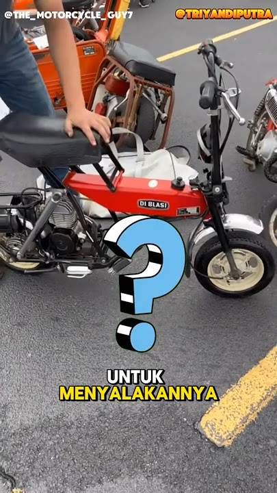 Sepeda Motor Terkecil : Unik Bisa Dilipat