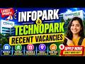 Infopark Technopark Recruitment 2026 | Graduate, BE, Btech | Today Job Vacancy #job #jos #infopark