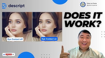How To Correct Eye Contact In Video With Descript