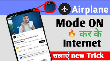 Flight Mode ON Kar Ke Kaise Net Chalaye ||  Aeroplane Mode Me Net Kaise Chalaye