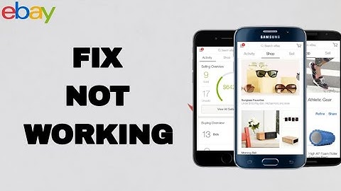 How To Fix And Solve Not Working On Ebay App | Final Solution